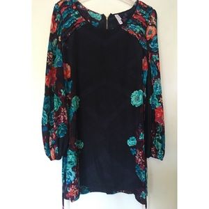 Long sleeve floral dress